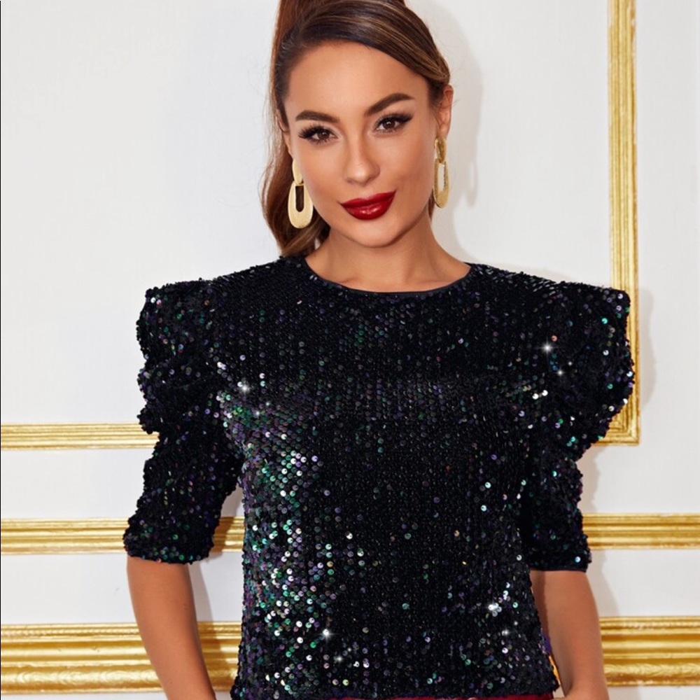 Sequined top